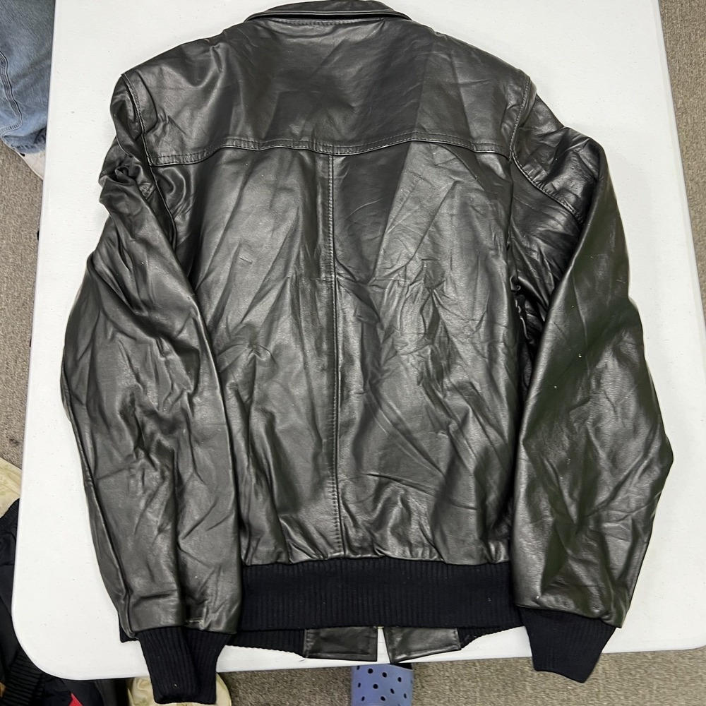 Jean Pierre leather moto jacket mens 42L - Picture 5 of 6